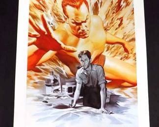 MARVEL LIMITED SUB MARINER ALEX ROSS SIGNED POSTER
