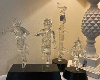 Glass figurines