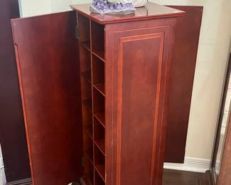Wooden storage cabinet