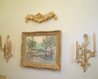 Original oil - wall sconces