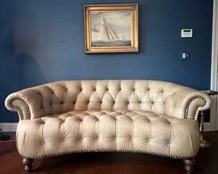 Leather Chesterfield Sofa