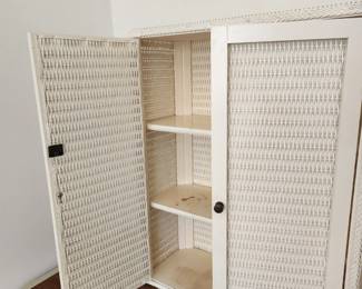 Wicker cabinet