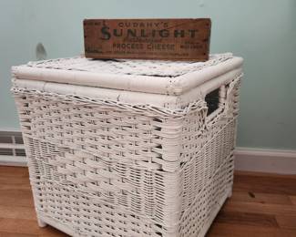 Lots of wicker throughout the home!!