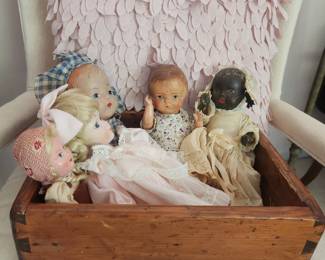 A few very nice composition dolls