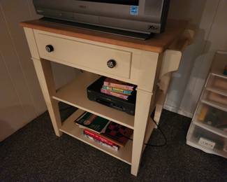 Butcher block kitchen island 