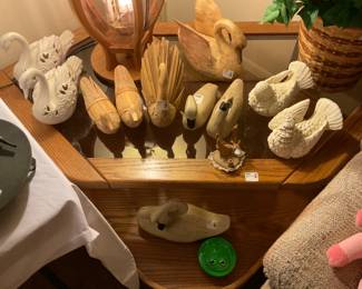 Part of a Bird collection - various materials