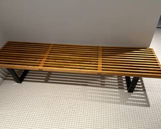 8.5 FOOT SLAT BENCH