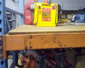 Battery Booster. Chain Saws.
