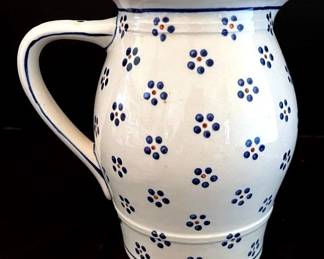 Boleslawiec Hand Made Painted Ceramic Pitcher