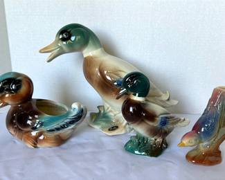 Duck Bird Planters Figurines 