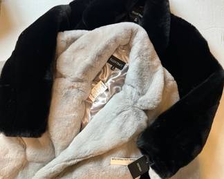 2 Brand New With Tags Ellen Tracy Faux Fur Coats