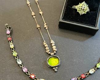 925 Size 7 Ring, Necklace Bracelet