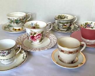 Exquisite Teacups Saucers 