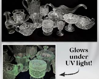 Clear Manganese Glassware