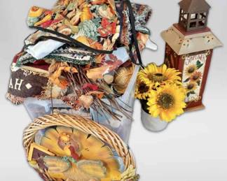 Fall Seasonal Holiday Mystery Decor Lot