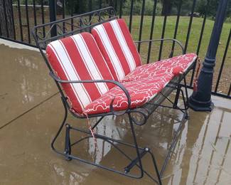 Wrought Iron Bench Slider
