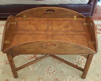 Drexel Chatham Oak Butler's Cocktail Table Coffee Table 