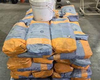 Pallet of Master Flow 648 Epoxy Grout and (12) Master Flow 648 Low Dust Part A