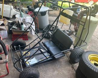 Go cart with cage