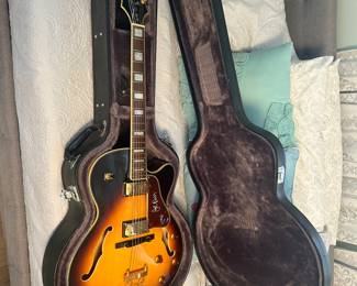Epiphone Emperor 2 Joe Pass signed guitar