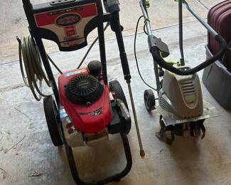 Tiller, power washer