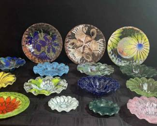 Set 15 of Vintage Sydenstricker Glass