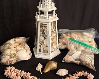 Lighthouse Lantern And Shells 