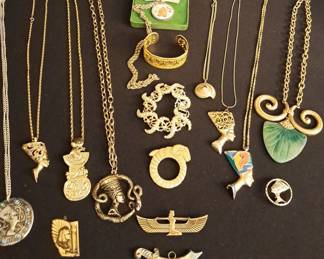 Egypt Inspired Costume Jewelry 
