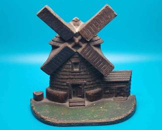 Metal Windmill Door Stop