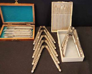 Vintage HMQ and other Metal Nut Crackers And Picks