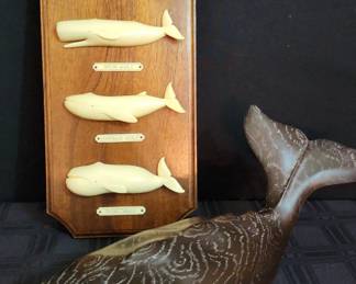 Set 2 of Whale Collectibles 