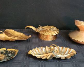 Set 5 of Solid Copper Gregorian Decorative Collectibles 