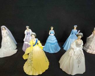 Set 7 of Hamilton Queen Elizabth II Collection 