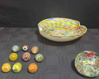 Colorful Glass Collectibles 