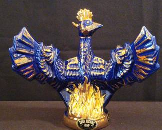  003 EZRA Brooks Phoenix Bird Bottle 