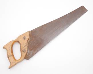 Crosscut Saw with Wooden Handle