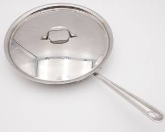 All-Clad Stainless Steel 12-Inch Skillet with Lid