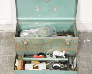 Wards Master Quality Green Toolbox with Assorted Tools