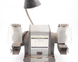 Sears Craftsman 1/2 HP Bench Grinder 6” with Light