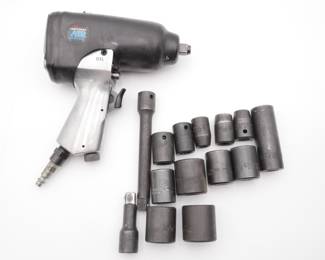 Sears Craftsman Air Impact Wrench with Drive and Socket Set