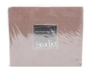 Studio JCP Home Rod-Pocket Panel Pair Curtains, Taupe