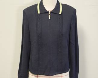 St. John Sport Navy Blue Pantsuit Women's Size M/10