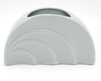 Vintage Art-Deco Style Half-Circle Vase