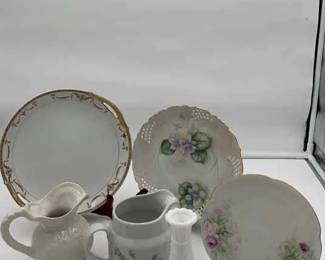Noritake, MIlkglass, Bavaria Linogen Lot 
