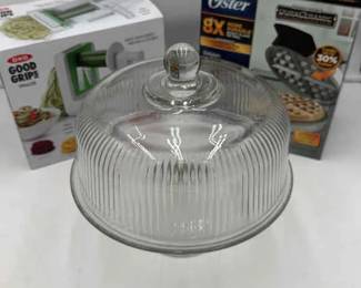 Cake Display, Spiralizer, Waffle Maker 