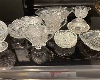 Miscellaneous Decorative Cut Glass Lot