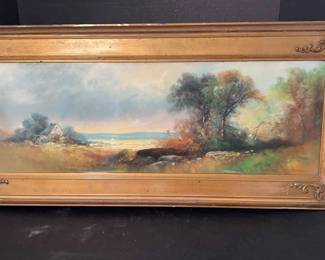 001 William Henry Chandler Pastel Landscape Painting