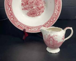 Royal Ironstone Memory Lane Pattern Collectible 