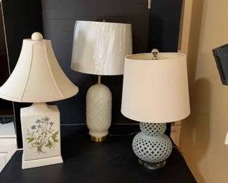 Pervinca Lamp and White Modern Lamp
