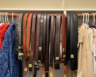 Leather belts